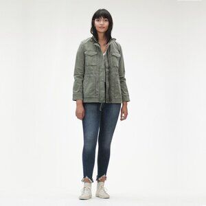 2/$30 GAP Utility Jacket Baby Tweed Soft Green Small #A0460 TRB3